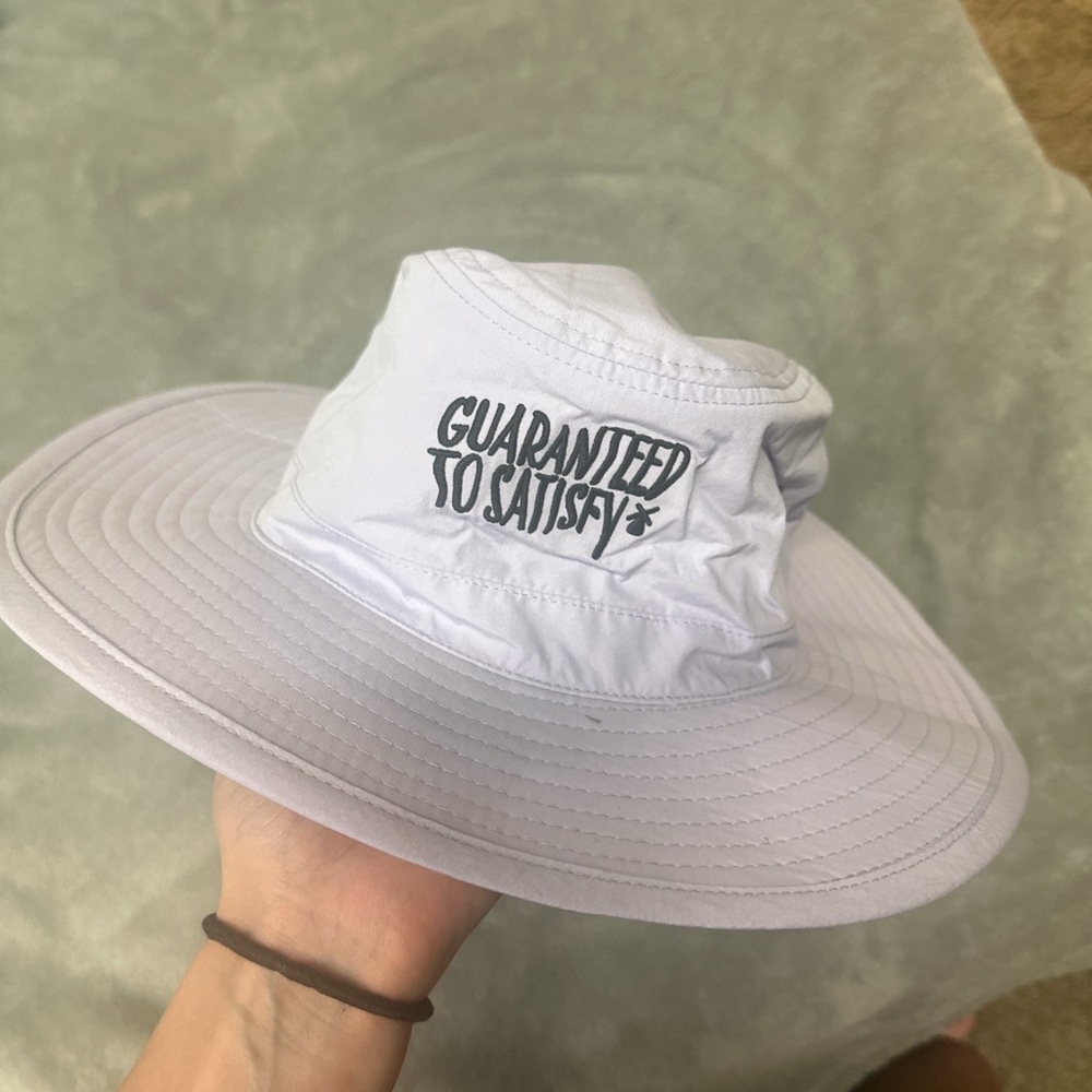 lavender dutch bros bucket hat